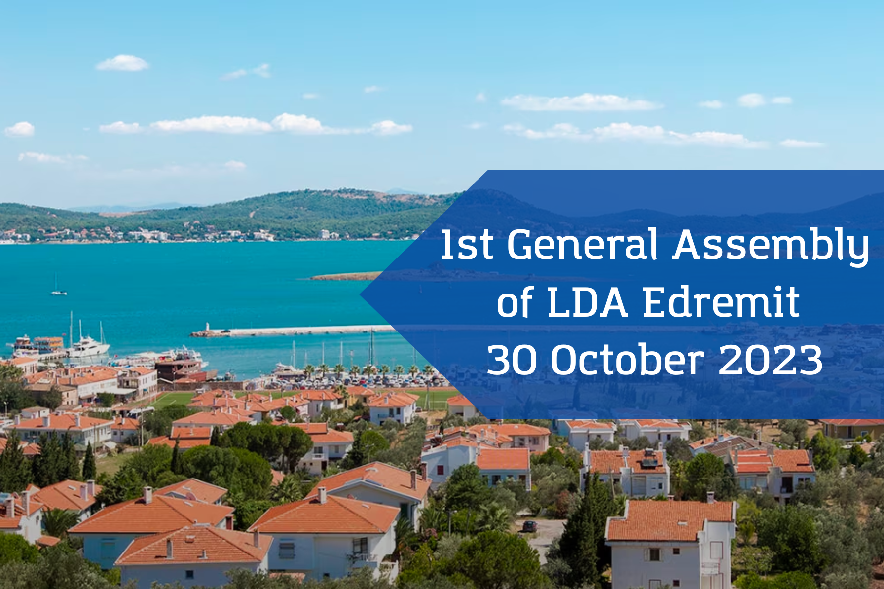 ALDA will participate to the first General Assembly of Local Democracy Agency Edremit (in Türkiye), with the presence of ALDA Secretary General Antonella Valmorbida, together with other organisations such as Lushnje Municipality, Budva Municipality (online), elbarlament, MEDAR, LDA Mostar, Région Grand Est. 