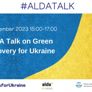 ALDA Talk on Green Recovery for Ukraine