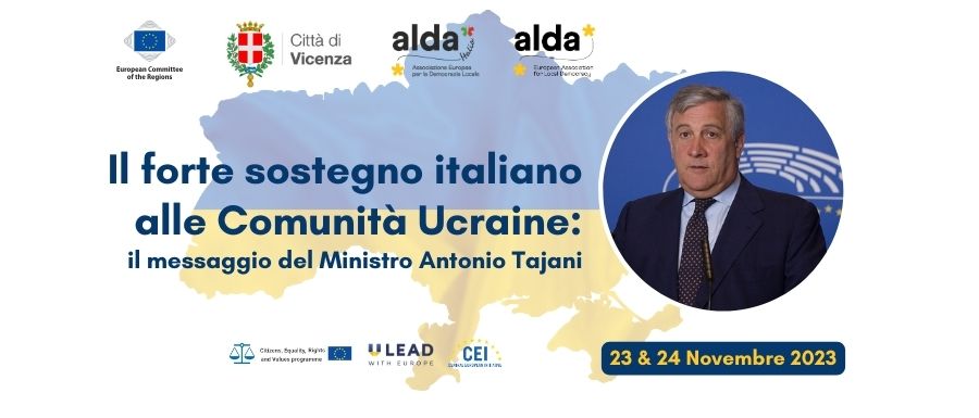 Il forte sostegno italiano alle Comunità Ucraine: Il messaggio del Ministro Antonio Tajani