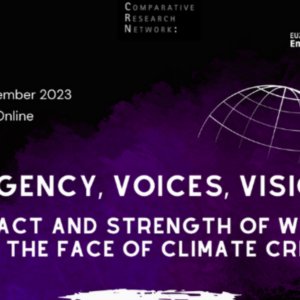 online debate "Urgency, Voices, Visions: Impact and Strength of Women in the Face of Climate Crisis"