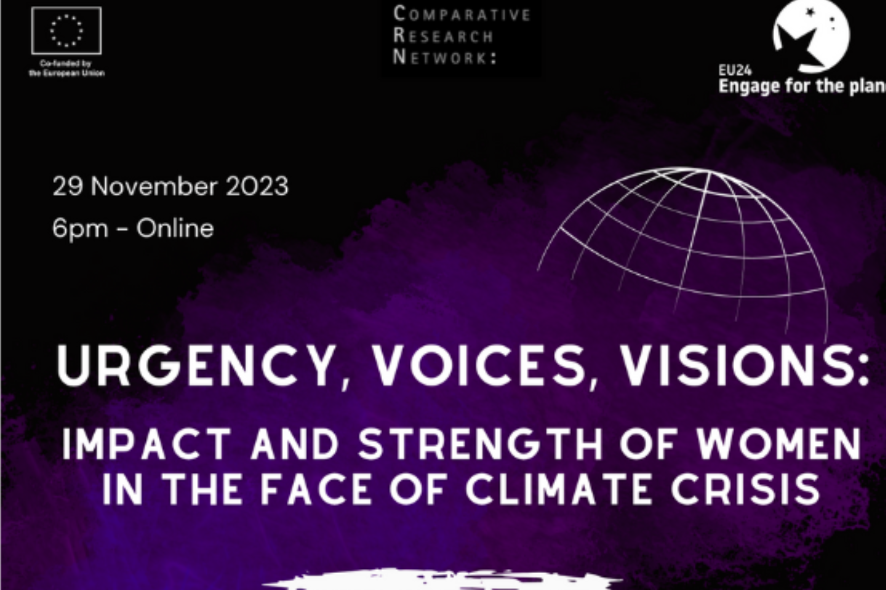 online debate "Urgency, Voices, Visions: Impact and Strength of Women in the Face of Climate Crisis"