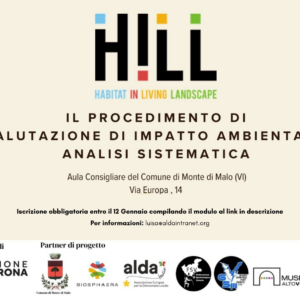 HILL: Valutazione di Impatto Ambientale. Sesta lezione con analisi sistematica: LA COMPONENTE SOCIO - ECONOMICA