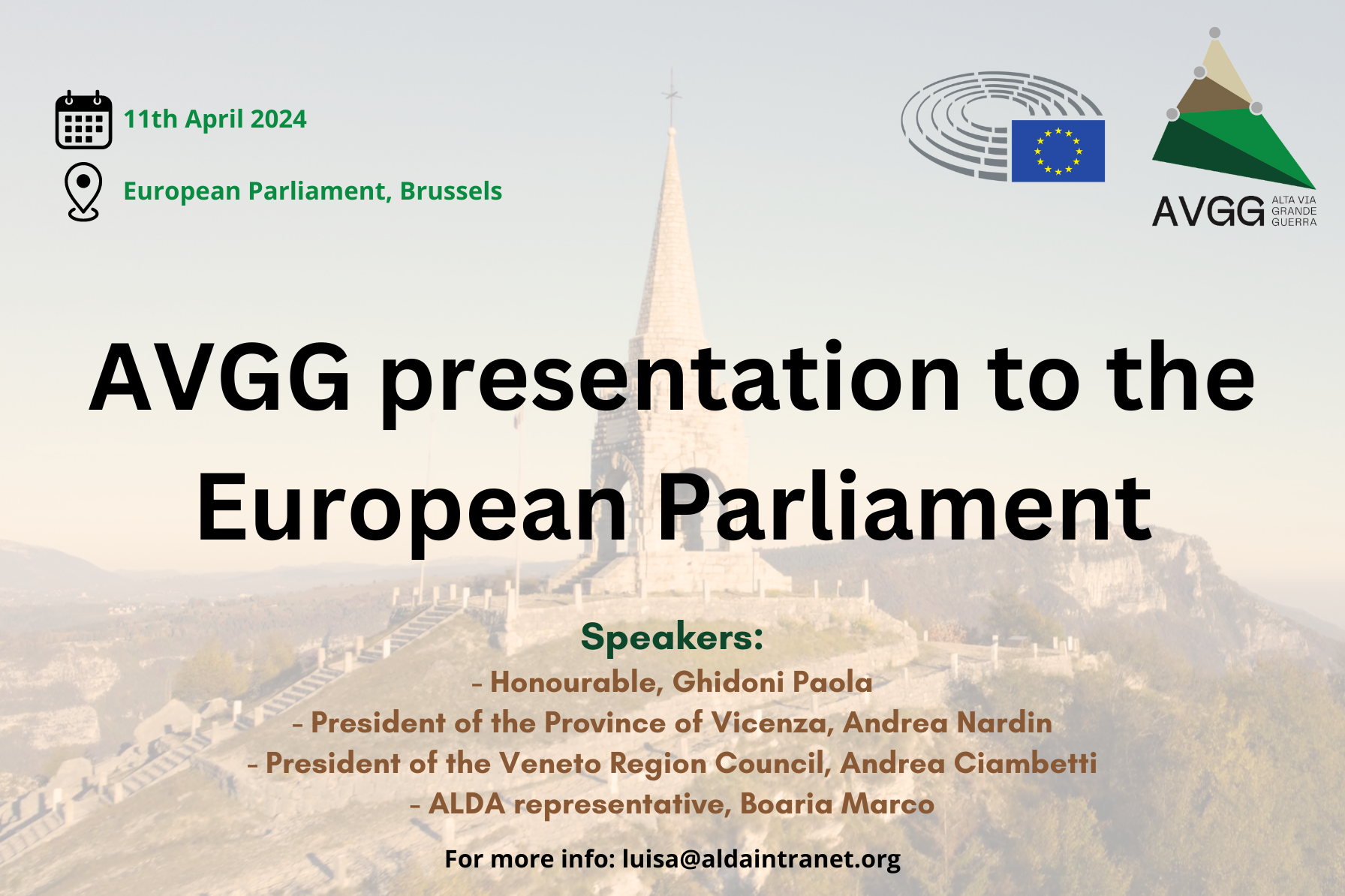 AVGG Presentation to the European Parliament