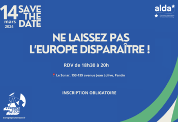 Lancement de la Campagne "Europe pour de Bon"