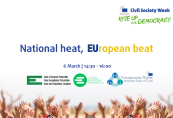 Civil Society Week: National heat, European beat