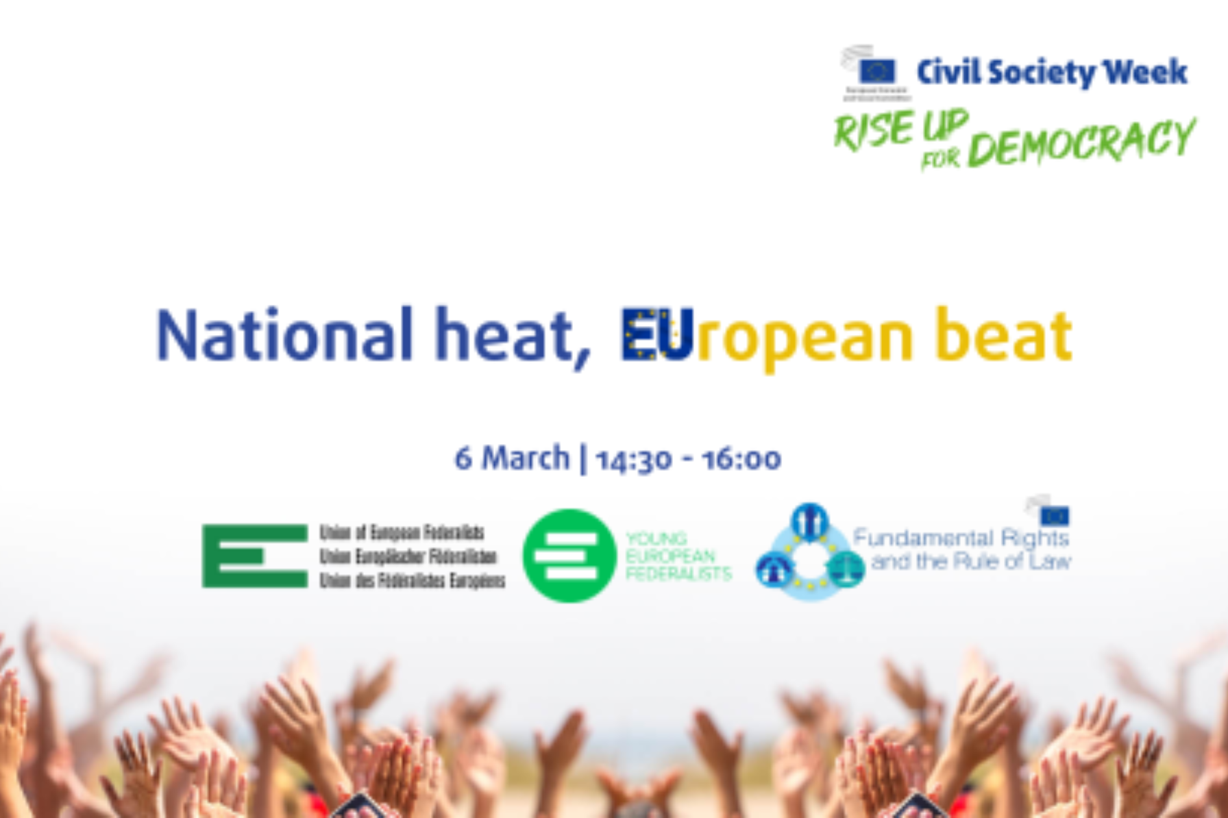 Civil Society Week: National heat, European beat
