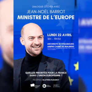 Rencontrez le Ministre de l'Europe à Strasbourg