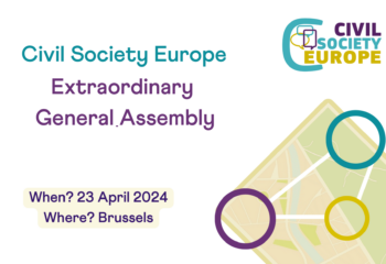 Civil Society Europe Extraordinary General Assembly