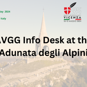AVGG Project Info Desk will be present during the National Assembly of the Alpini to be held in Vicenza, an information desk will be set up at the Santa Corona Museum during which citizens can learn more about the AVGG Project. 