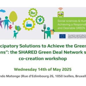 SHARED Green Deal Network co-creation workshop