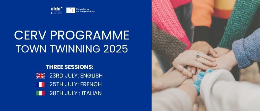 Get Ready for CERV Town Twinning 2025 – Join the Free Online Training!