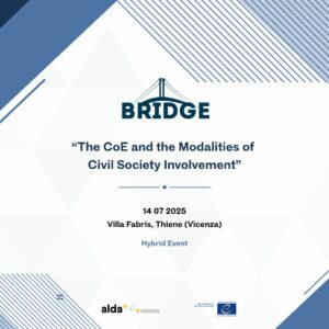 BRIDGE to the Council of Europe – Civil Society in Focus