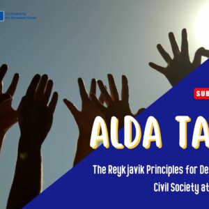 ALDA Talk Reykjavik Principles for Democracy 2025