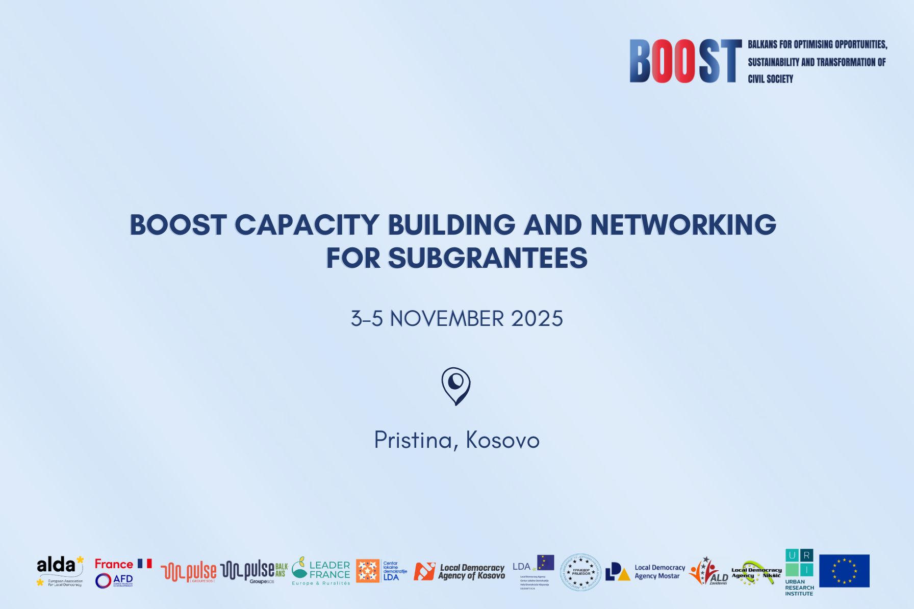 BOOST Capacity Building