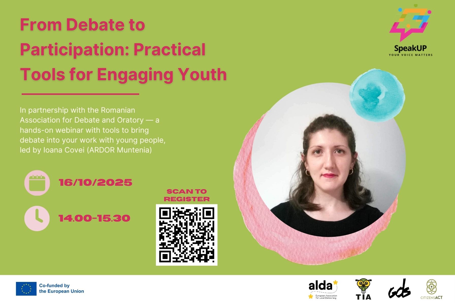 SpeakUP Webinar From Debate to Participation 2025