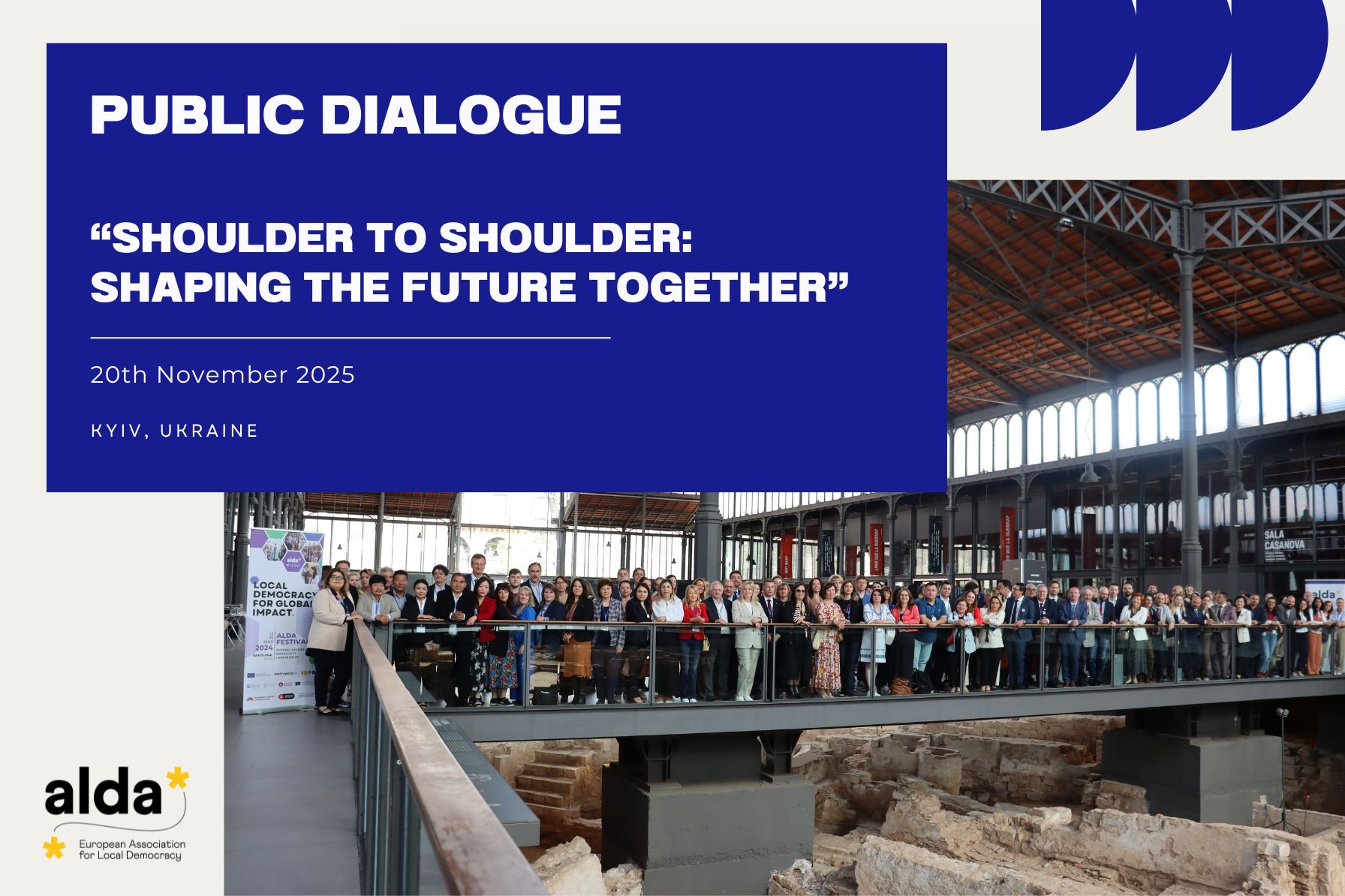 Shoulder to Shoulder Dialogue