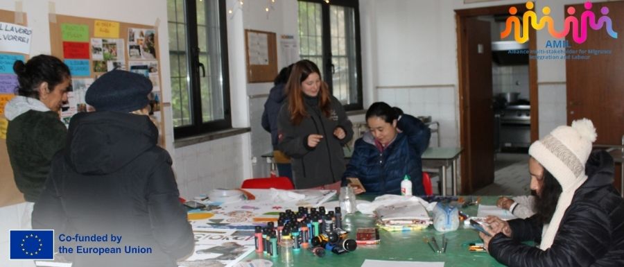 With AMIL, empowerment and employment: the training pathway for migrant women at Casa di Giorgia