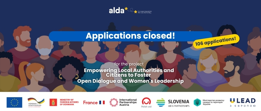 Applications closed for the ALDA and U-LEAD with Europe project: more than 100 Ukrainian communities applied!